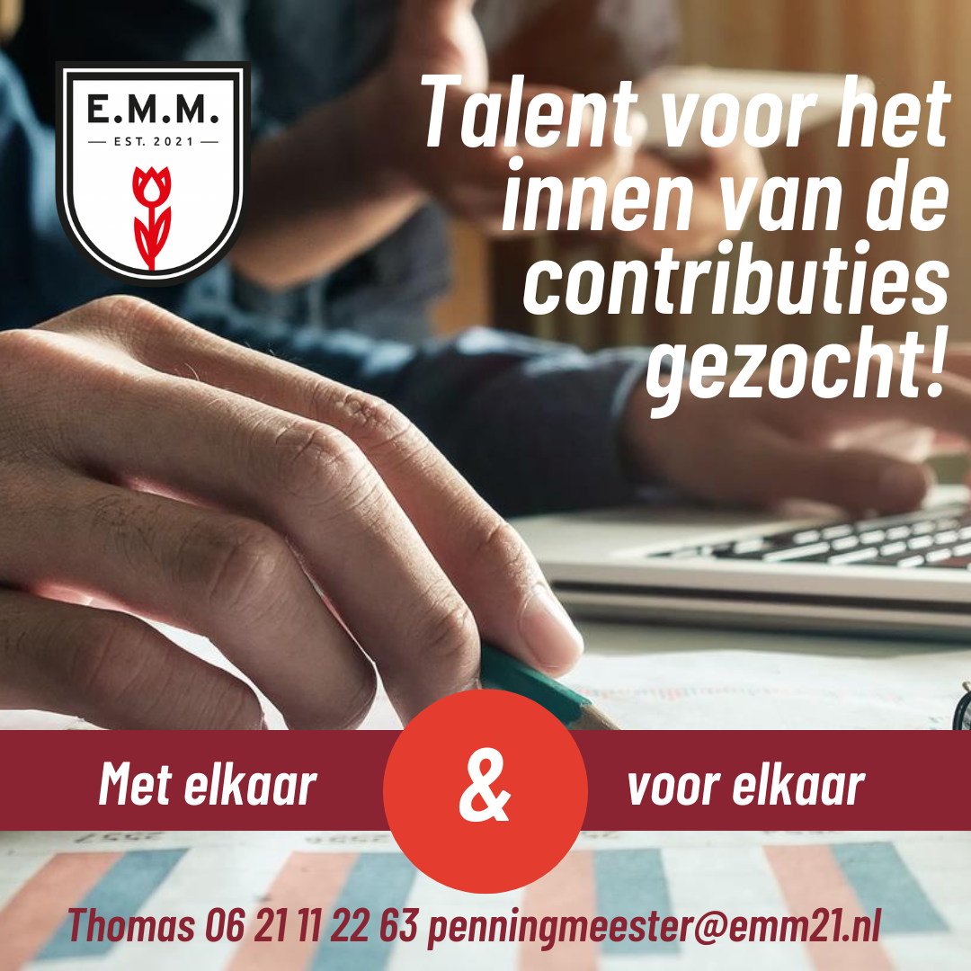 Talent voor het innen van de contributies gezocht!