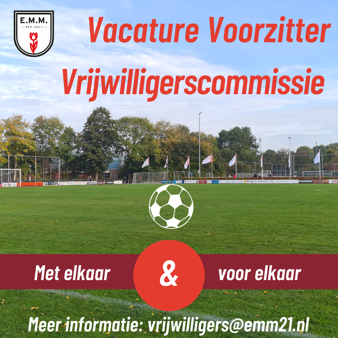 Word jij de nieuwe voorzitter van de vrijwilligerscommissie?